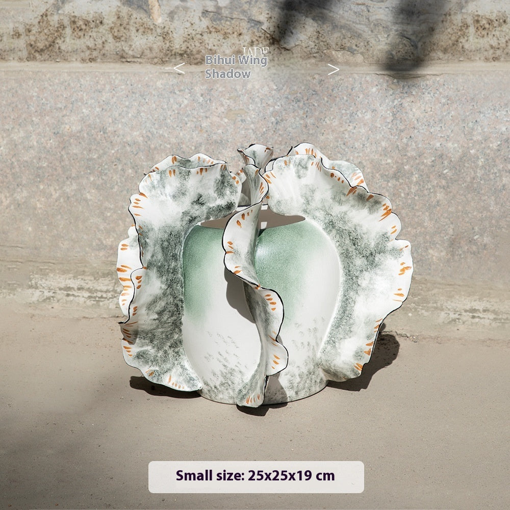 Hand Painted Ceramic Vase Butterfly Creative Ceramic Ornaments