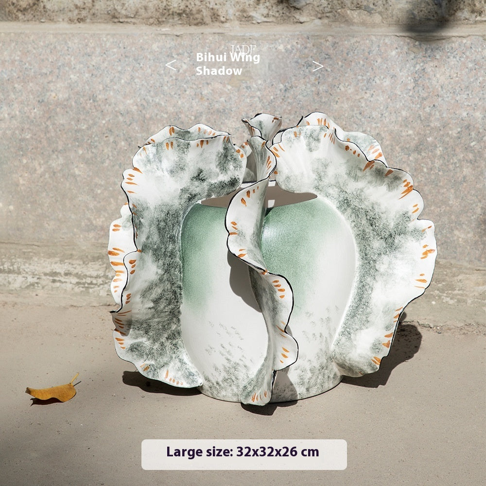 Hand Painted Ceramic Vase Butterfly Creative Ceramic Ornaments