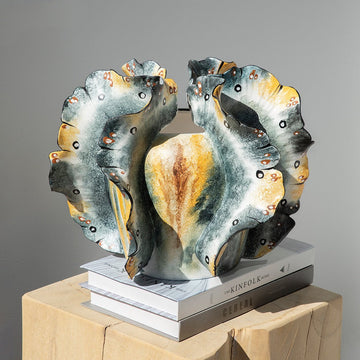 Hand Painted Ceramic Vase Butterfly Creative Ceramic Ornaments