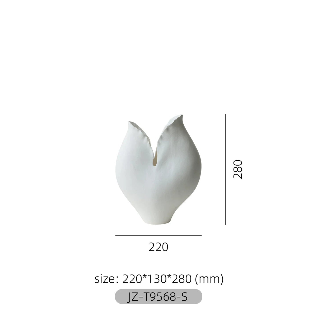Sculpture Art French Ceramic Vase