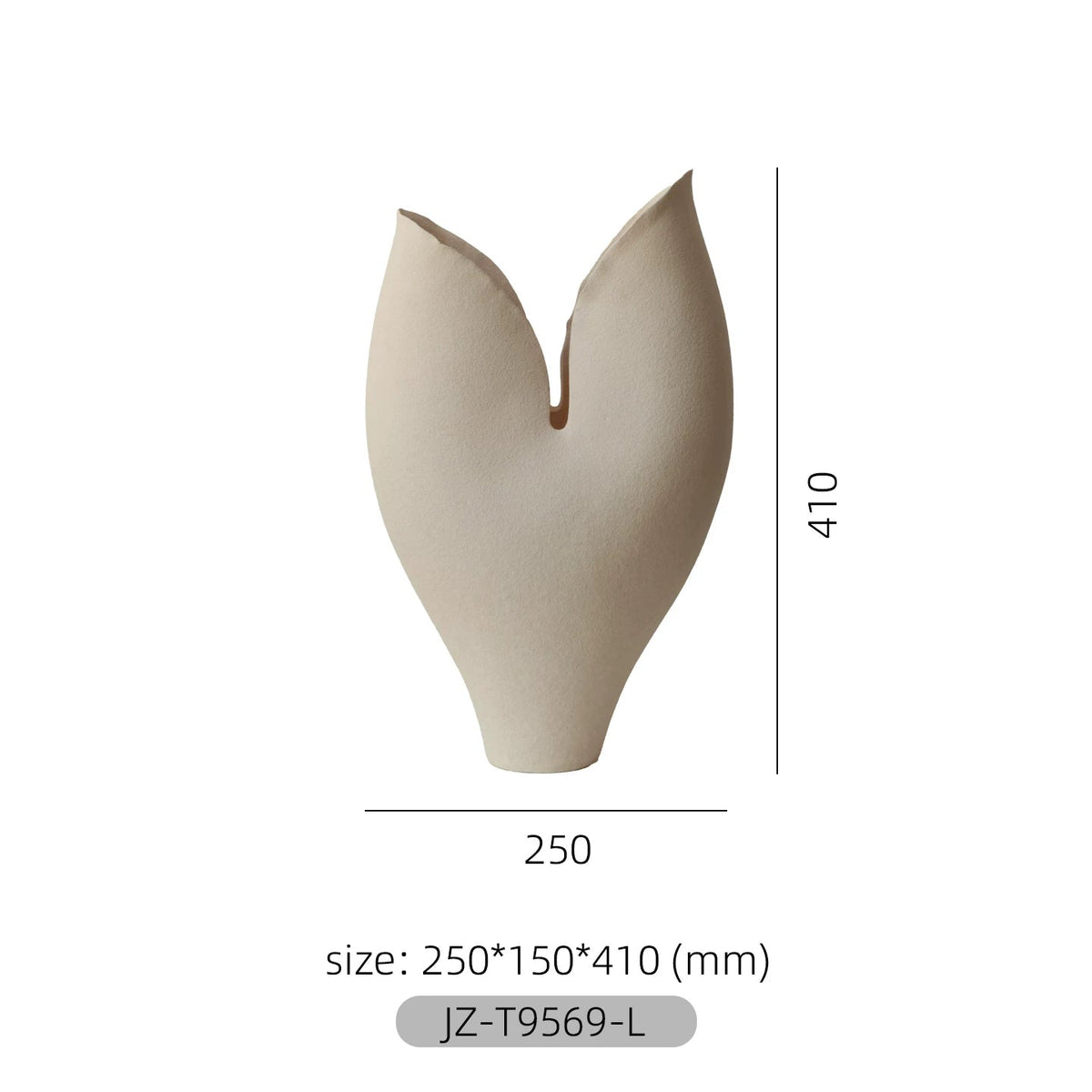 Sculpture Art French Ceramic Vase
