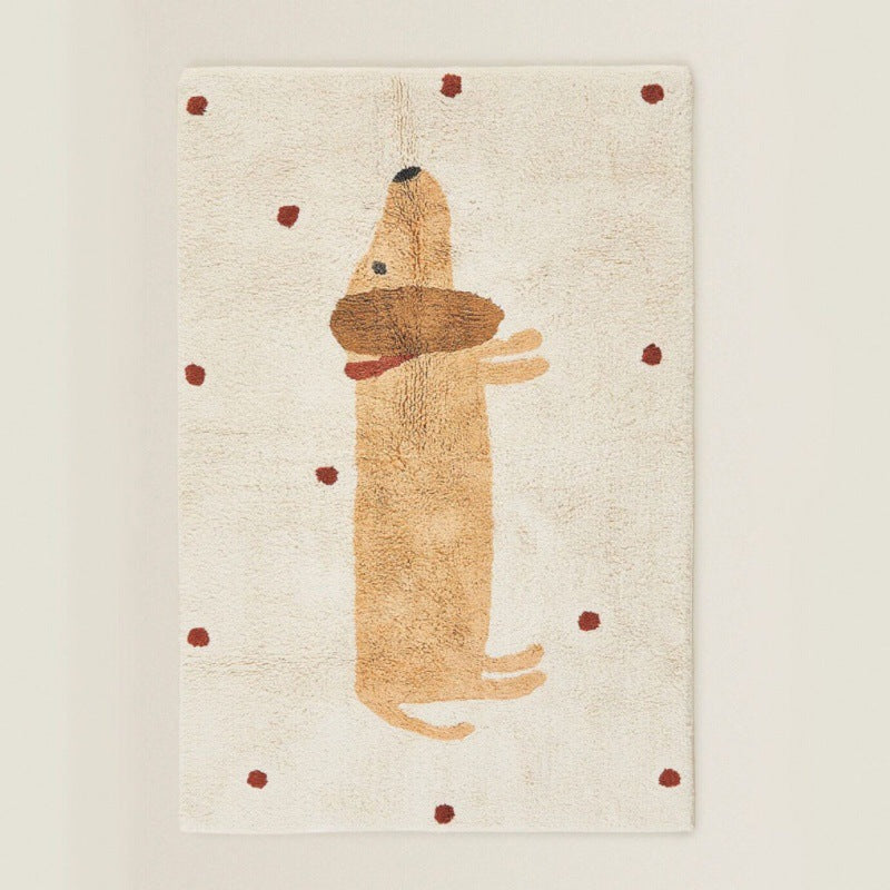 Simple And Cute Living Room Bedroom Rug