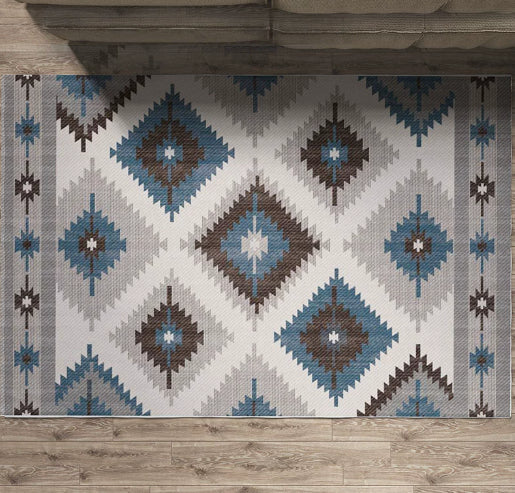Ethnic Persian Retro Bedroom Study Classical Rug