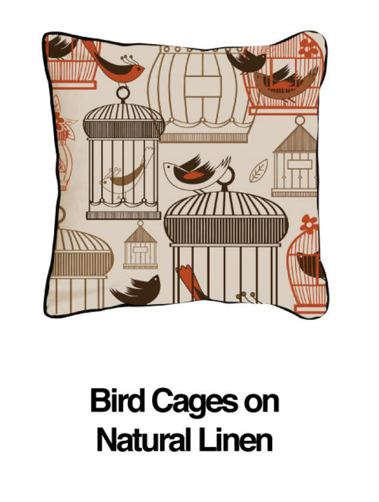 Bird Cages Orange Oatmeal