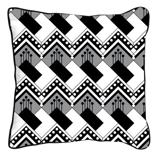 Art Deco Diamond Black & White