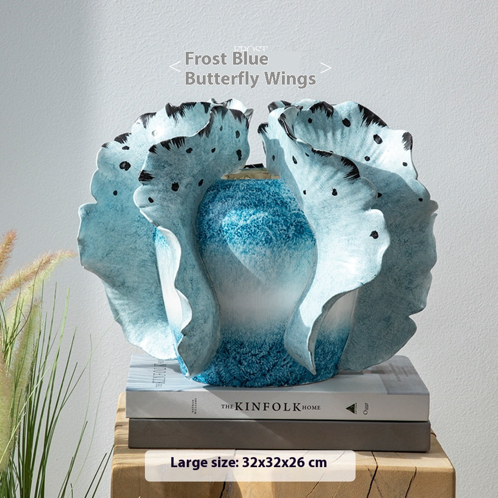 Hand Painted Ceramic Vase Butterfly Creative Ceramic Ornaments
