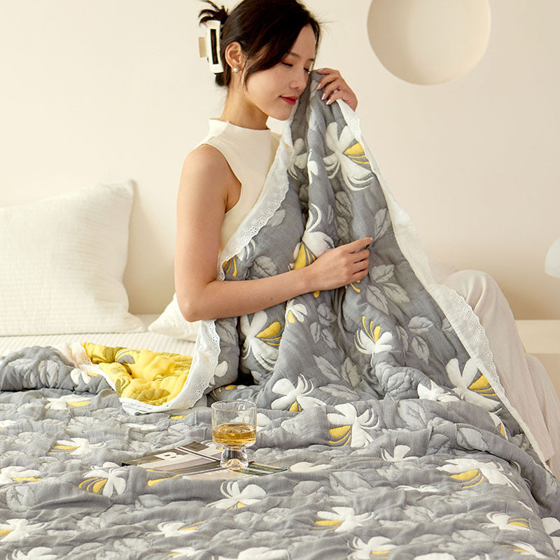 Bamboo Fiber Blanket Summer Blanket