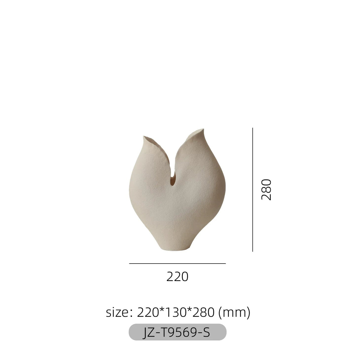 Sculpture Art French Ceramic Vase