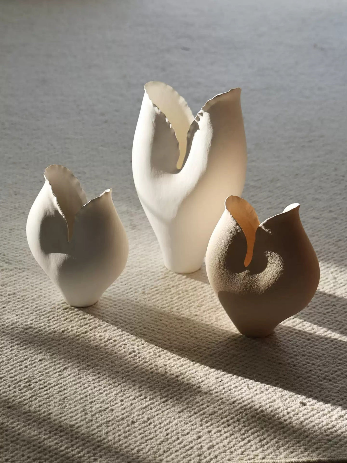 Sculpture Art French Ceramic Vase