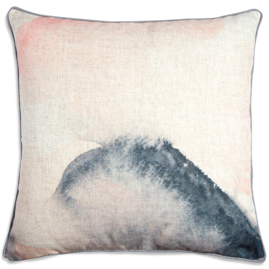 Blush Abstract Greywelt Pillow