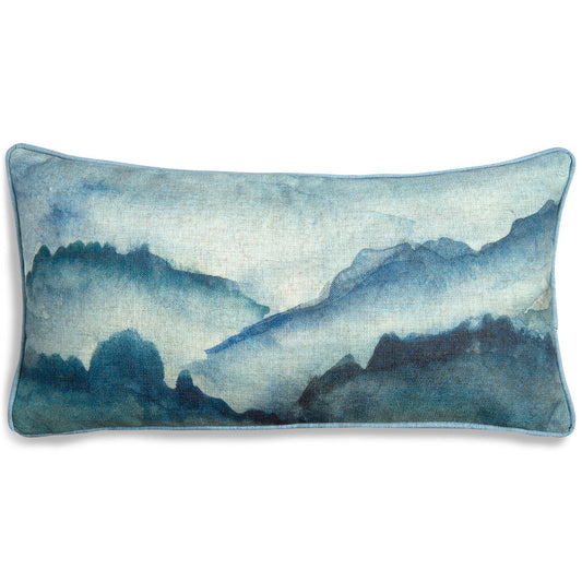 Abstract Landscape Lumbar Pillow